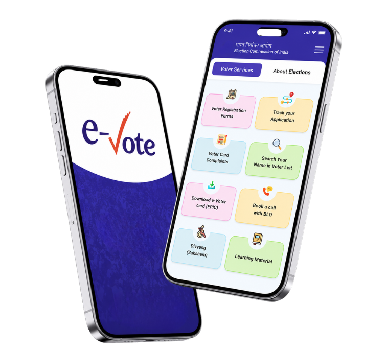 eVoter product screen